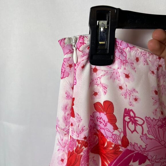 A Byer Y2K Fairy Asymmetrical Floral Skirt Women's multi Skirt Small - Picture 5 of 7